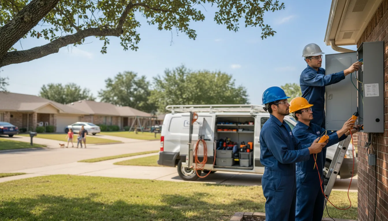 Certified electrician providing emergency electrical services in Wildersville, TN
